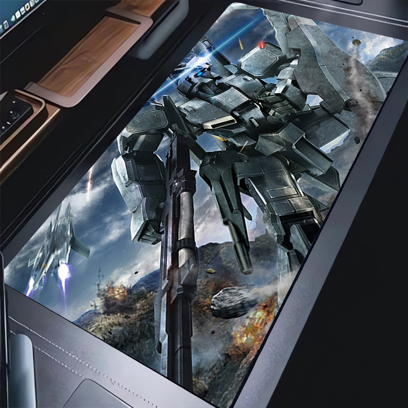 Gaming Keyboard Non Mechanical - Mechanical Warrior Gundam Mousepad PC Accessories