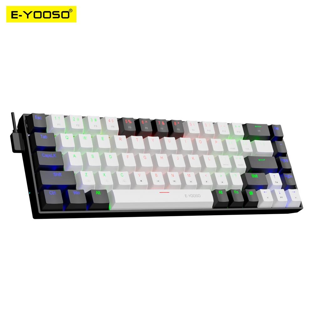 Gaming Keyboard Mobile - E-YOOSO Z686 USB Mini Slim Mechanical