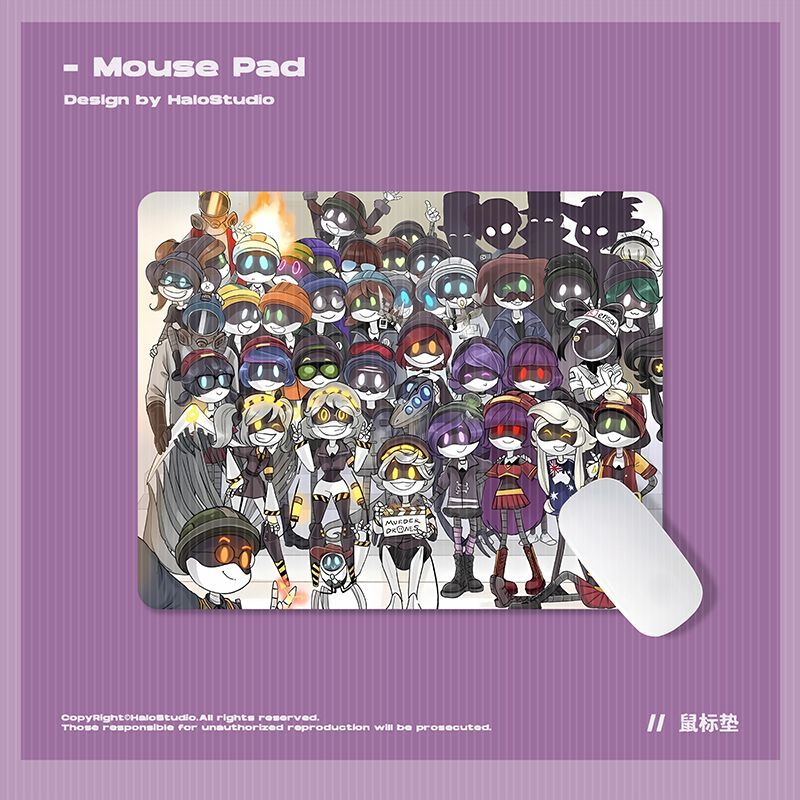 Gaming Keyboard And Mouse Pad - Anime Murder Drones Merch Mouse Pad