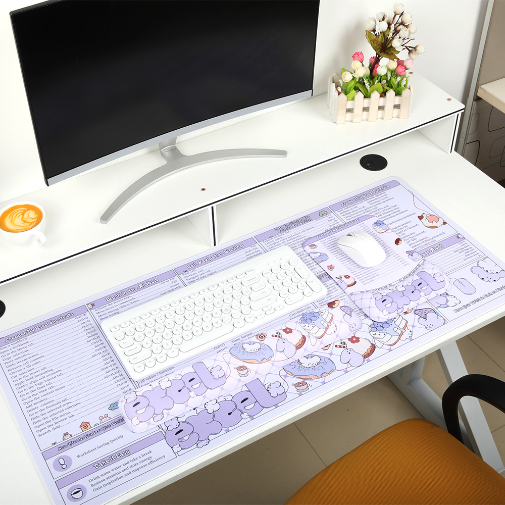Gaming Keyboard Mouse Set - Gaming Mouse Pad Keyboard Wrist Rest