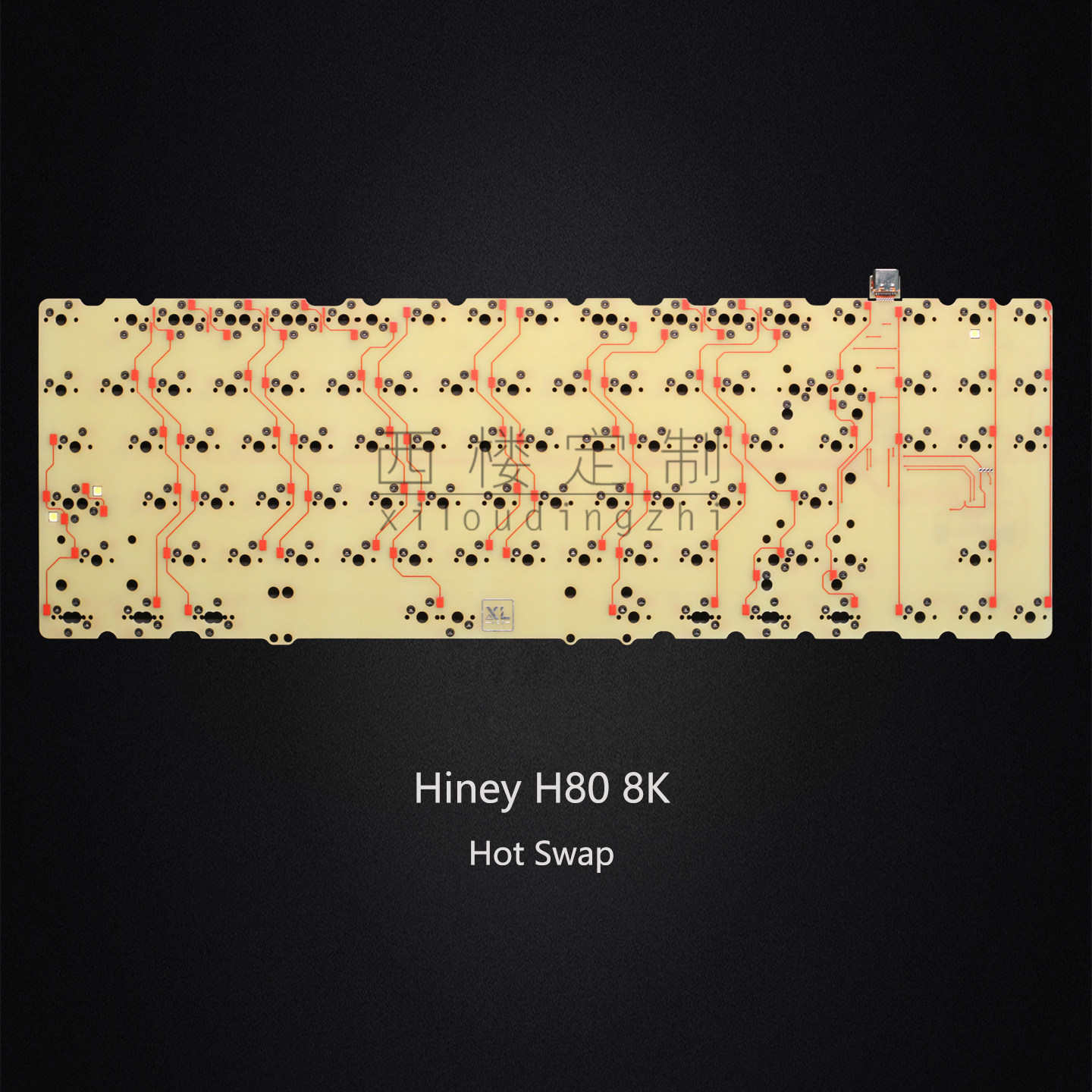 Hot Swap Pcb - 8k hotswap PCB Hiney H80 with