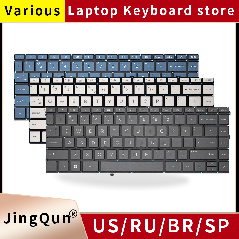 Gaming Keyboard E Yooso - Replacement US/RU Russian Backlit Keyboard For