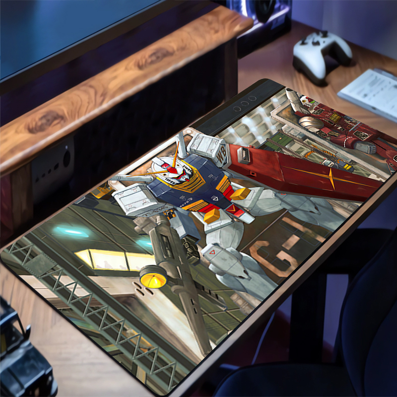 Gaming Keyboard Non Mechanical - Mousepad Mechanical Warrior RX-78-2 Gundam Rubber