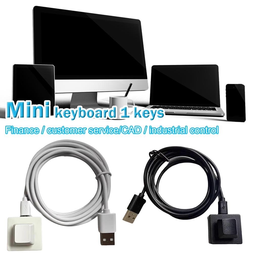 Gaming Keyboard 1 Hand - Mini Keypad One Key Custom Programable