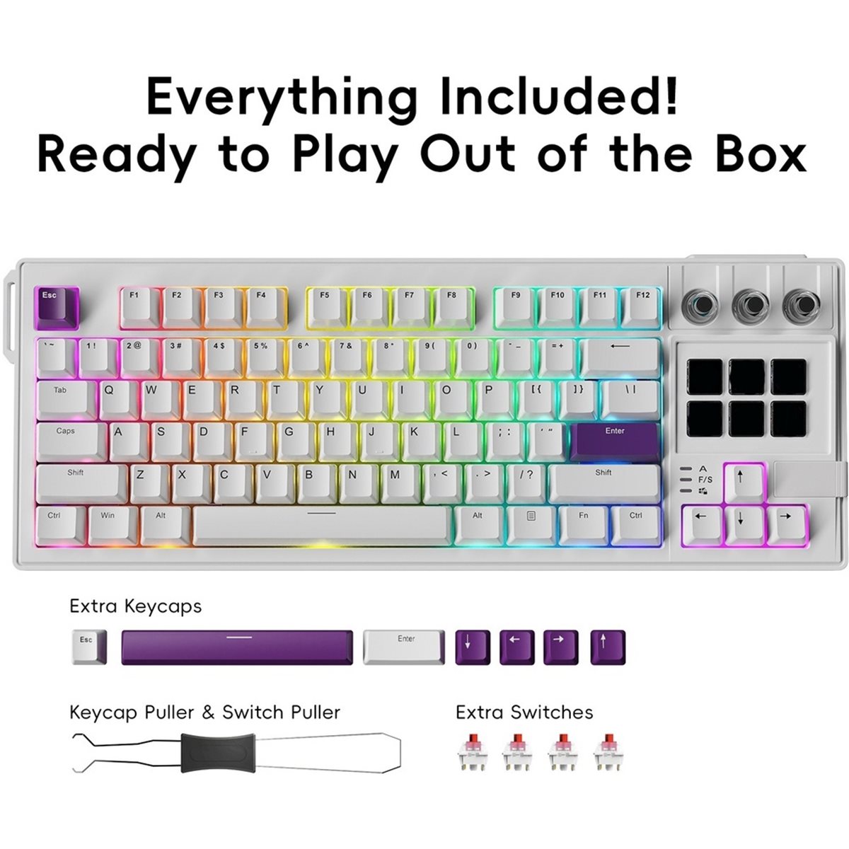 update. K1 PRO Visual Mechanic - đánh giá và giá Gaming Keyboard Ergonomics