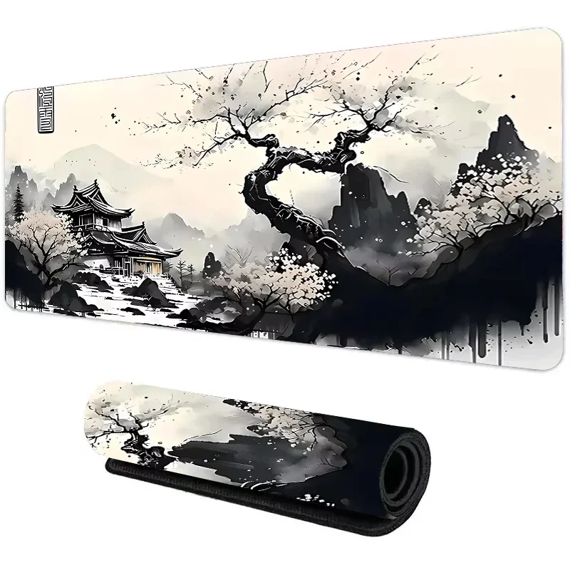 Sunset Mountain View Silicone  - đánh giá và giá Gaming Keyboard And Mouse Pad