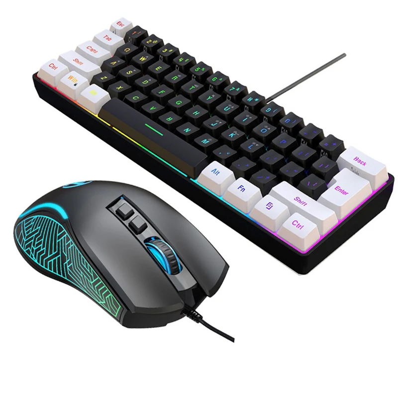 Keyboard and Mouse 60% Compute - đánh giá và giá Gaming Keyboard Mouse Set