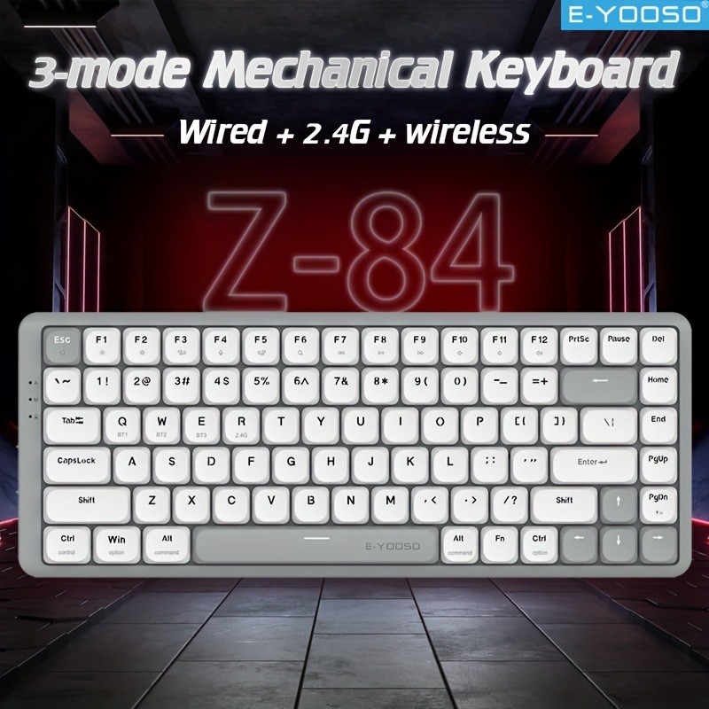 E-YOOSO Tri-Mode 2.4GWireless/ - đánh giá và giá Gaming Keyboard E Yooso
