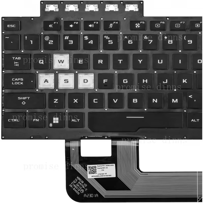 M   US Keyboard for Asus TUF G - đánh giá và giá Gaming Keyboard Asus