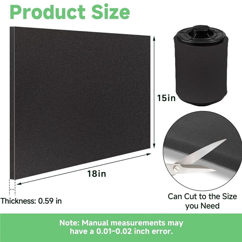 Air Filter Replacement For ATV - đánh giá và giá Polyurethane Foam Sheet