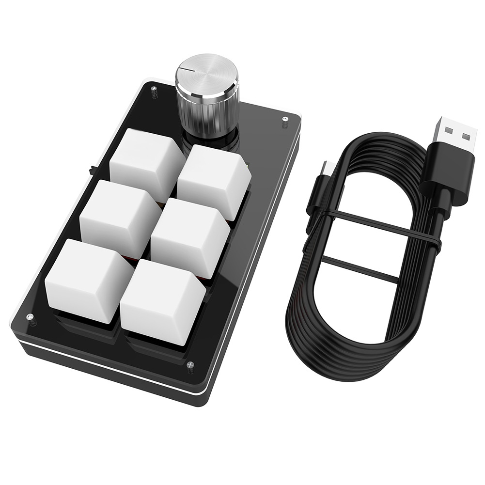6 Key 1 Knob One Handed Mechan - đánh giá và giá Gaming Keyboard 1 Hand
