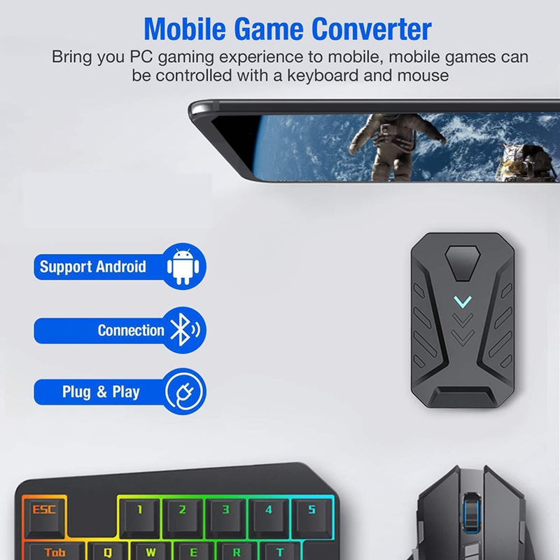 Portable Mobile Gaming Keyboar - đánh giá và giá Gaming Keyboard And Mouse Converter For Mobile