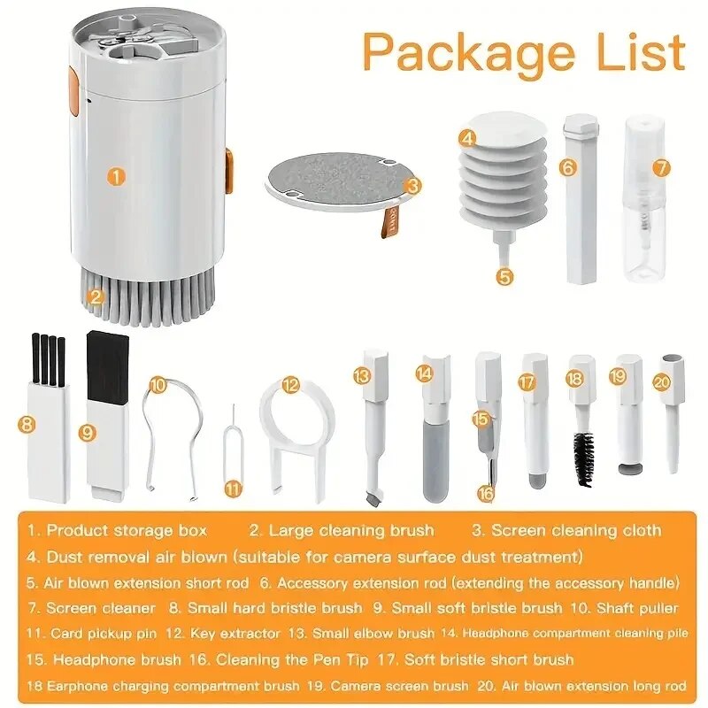 20-in-1 Cleaner Kit Computer K - đánh giá và giá Keycap Puller Ring