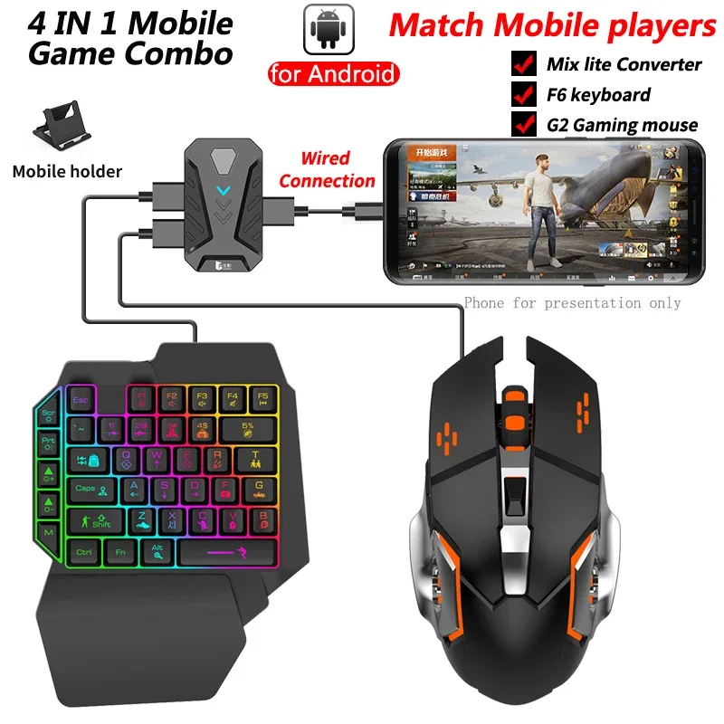In stock Mixlite Gamepad for M - đánh giá và giá Gaming Keyboard And Mouse Converter For Mobile