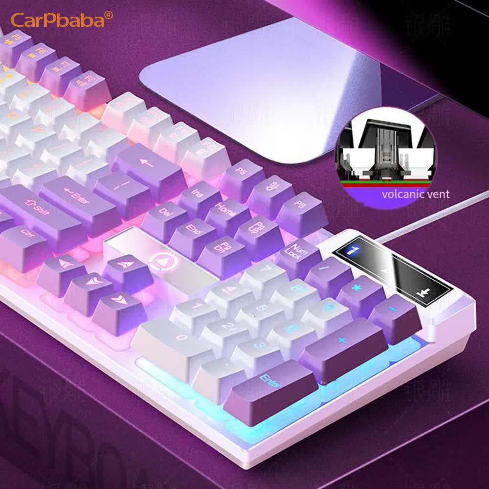 Carpbaba K500 104 Key USB Wire - đánh giá và giá Gaming Keyboard Mobile