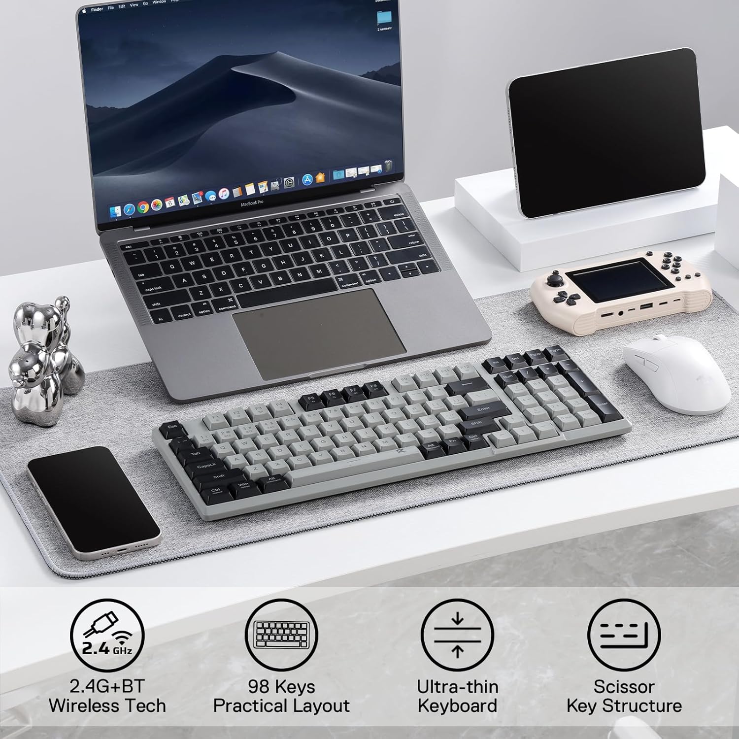Redragon BK7114 Low-Profile 2. - đánh giá và giá Gaming Keyboard Mobile