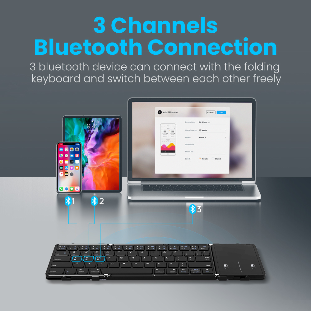 BOW Korea/Russia Wireless Fold - đánh giá và giá Gaming Keyboard No Number Pad
