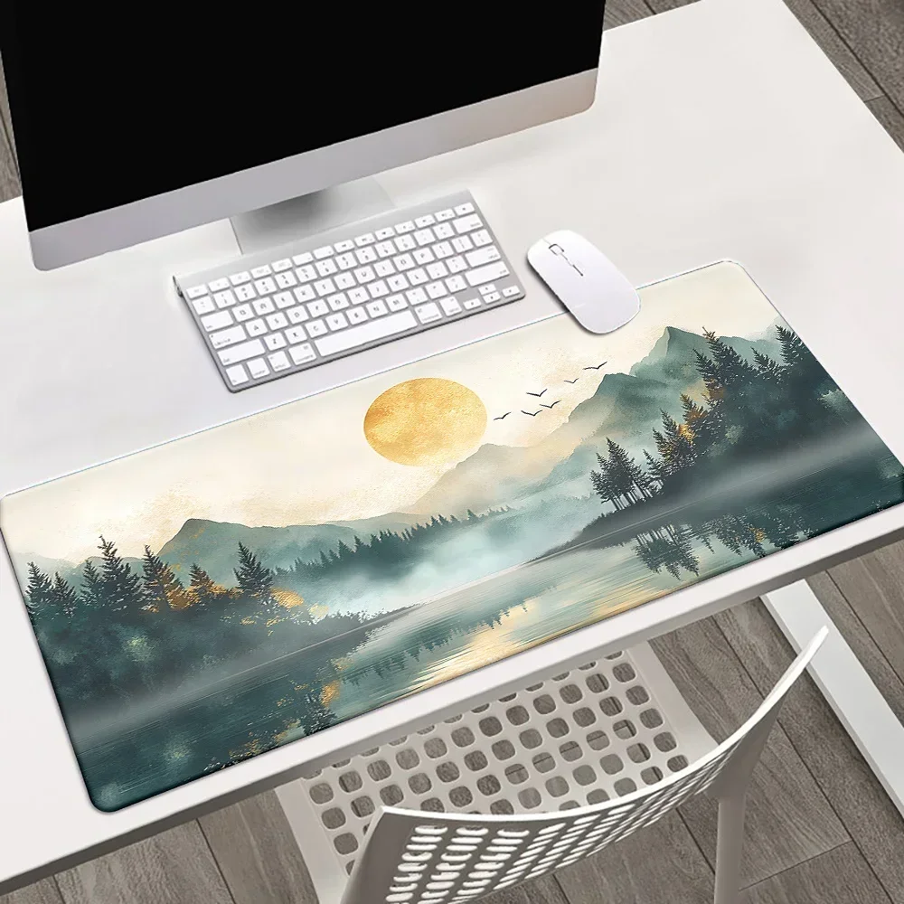 Custom XXL Waterproof Scenic P - đánh giá và giá Gaming Keyboard And Mouse Pad