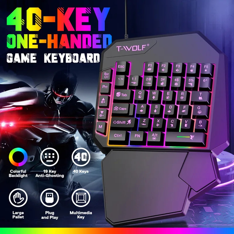5 In 1 Set 35keys One Handedly - đánh giá và giá Gaming Keyboard 1 Hand