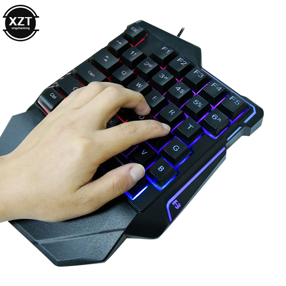USB Một Tay Bàn Phím Chơi Game - đánh giá và giá Gaming Keyboard 1 Hand