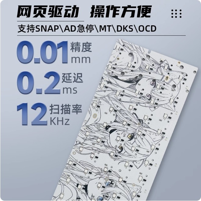 Hall Effect keyboard pcb colou - đánh giá và giá Hot Swap Pcb