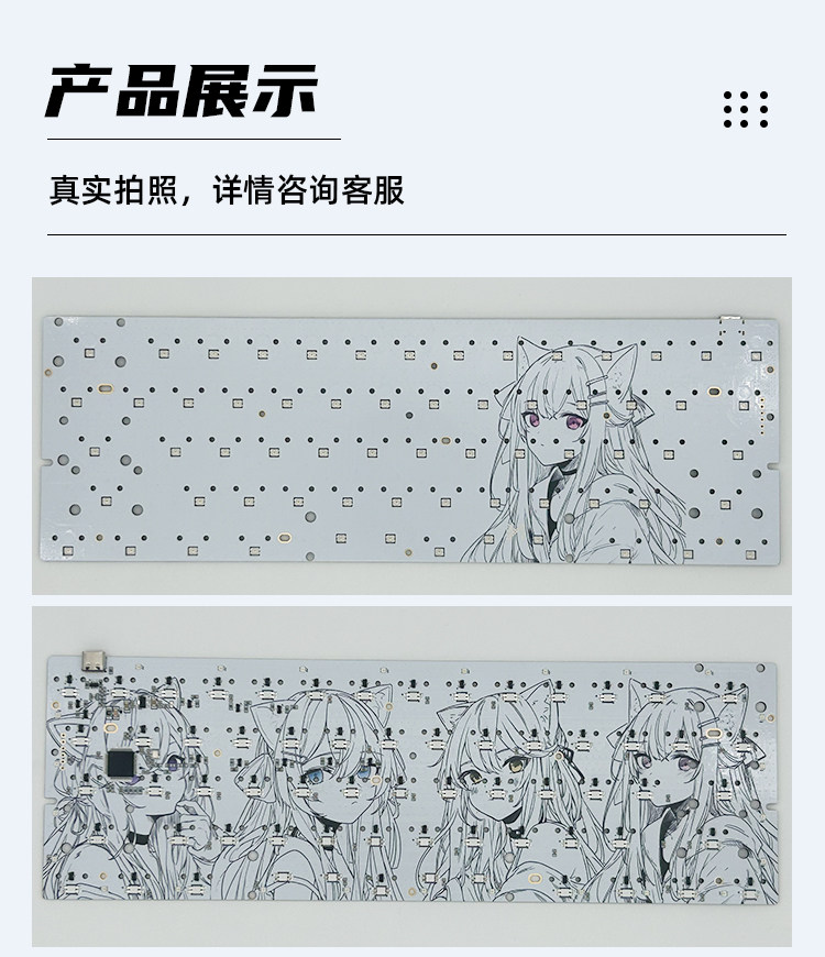 Hall Effect keyboard pcb colou - đánh giá và giá Hot Swap Pcb