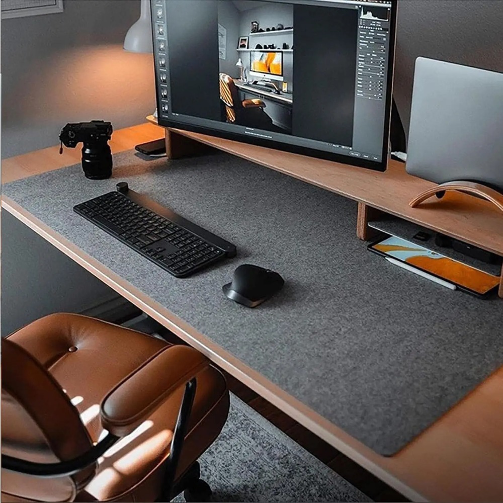 Felt Desk Mat Computer Mat for - đánh giá và giá Gaming Keyboard And Mouse Pad