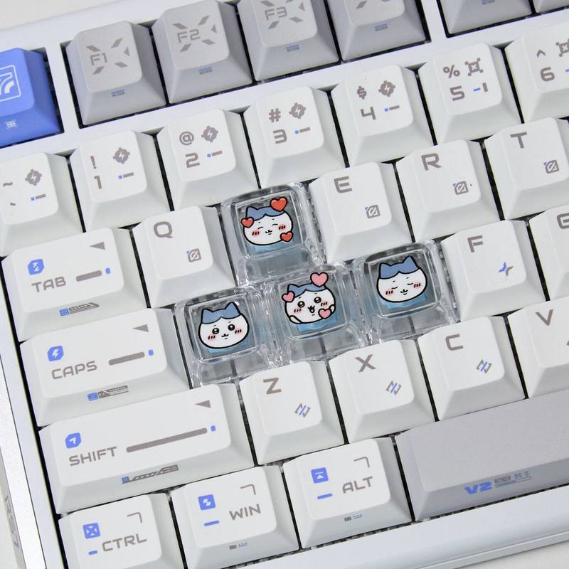 Chiikawa 4 Pcs Handmade Transp - đánh giá và giá Gaming Keyboard Affordable
