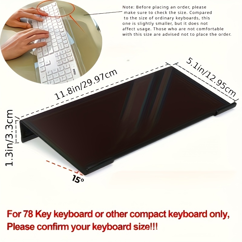 Acrylic keyboard stand, transp - đánh giá và giá Gaming Keyboard Ergonomics