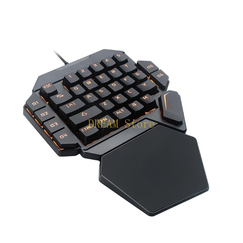 Đèn nền phát sáng RGB một tay  - đánh giá và giá Gaming Keyboard 1 Hand