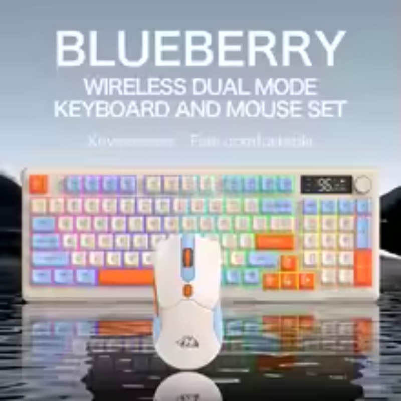 FreeWolf T96 Wireless Bluetoot - đánh giá và giá Gaming Keyboard Mouse Set