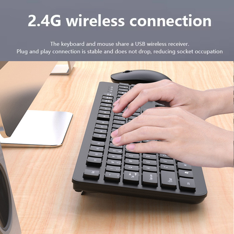 2.4G Wireless Keyboard Mouse S - đánh giá và giá Gaming Keyboard Mouse Set