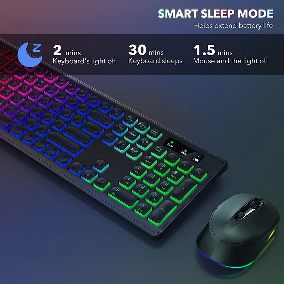 Wireless Keyboard and Mouse Co - đánh giá và giá Gaming Keyboard Mouse Set