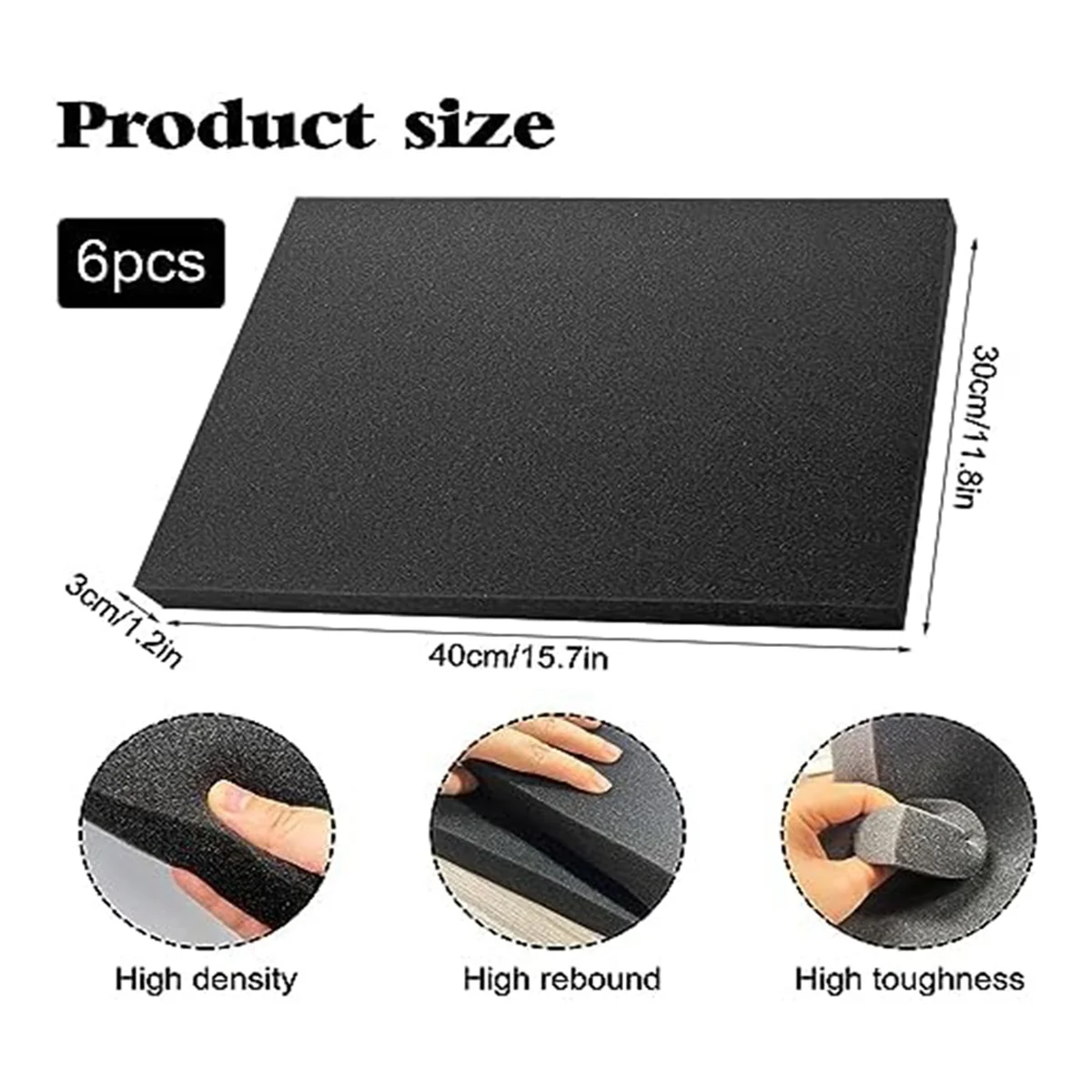 6 PCS Polyurethane Foam Sheets - đánh giá và giá Polyurethane Foam Sheet