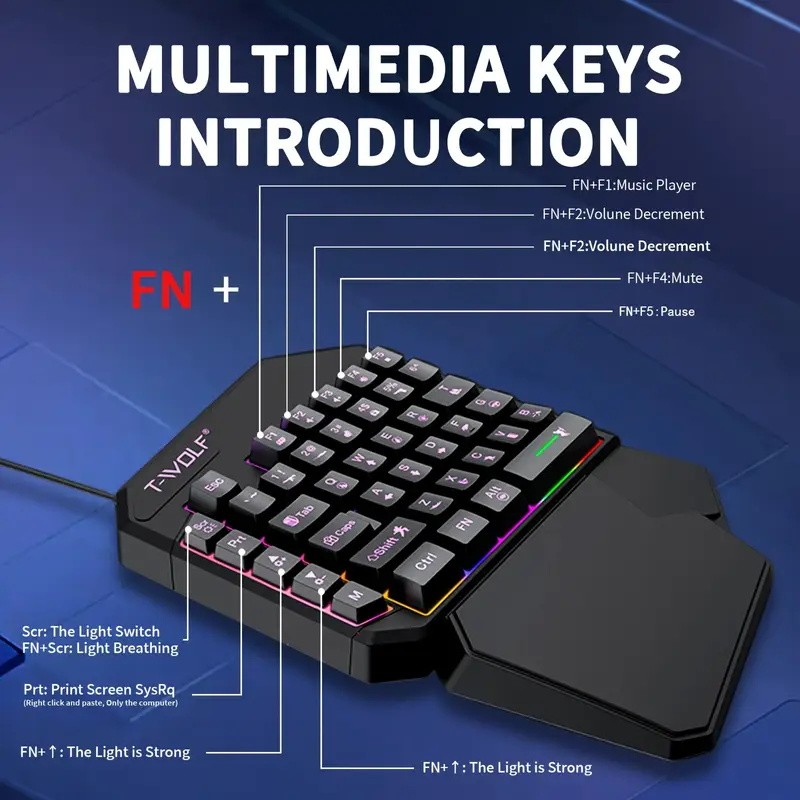 FocusOnPC TF900 2-in-1 Mobile  - đánh giá và giá Gaming Keyboard And Mouse Converter For Mobile