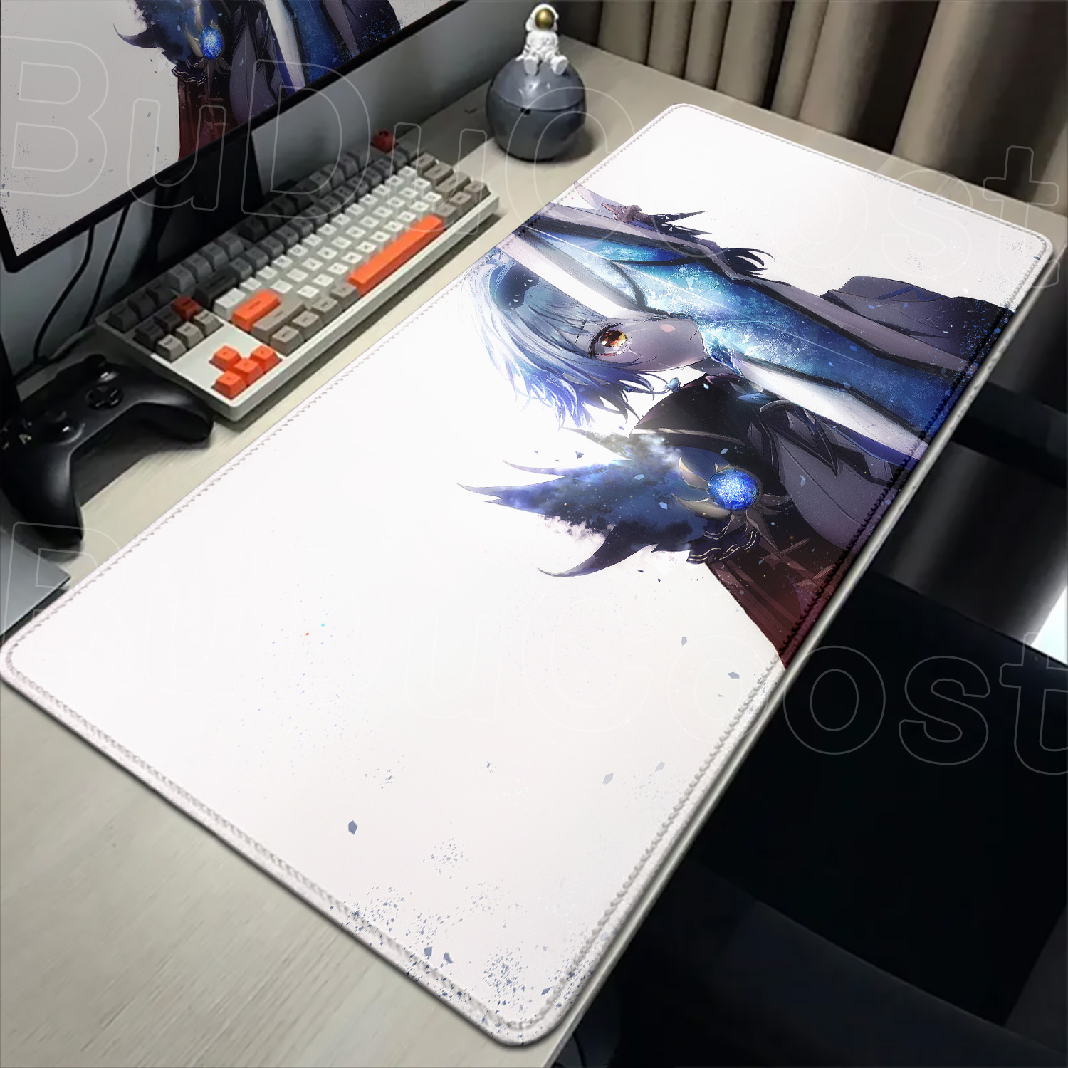 Large rubber Mouse pad HD prin - đánh giá và giá Gaming Keyboard Typewriter
