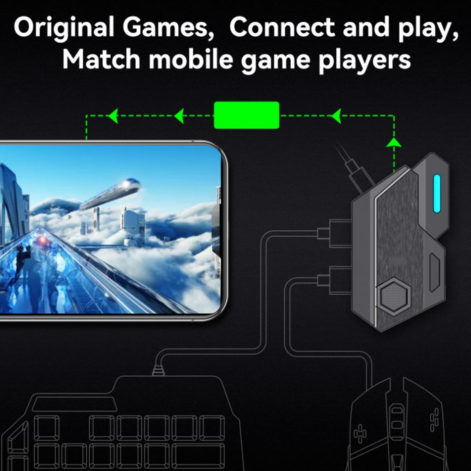 Mobile Game Combo Pack Bluetoo - đánh giá và giá Gaming Keyboard Mobile
