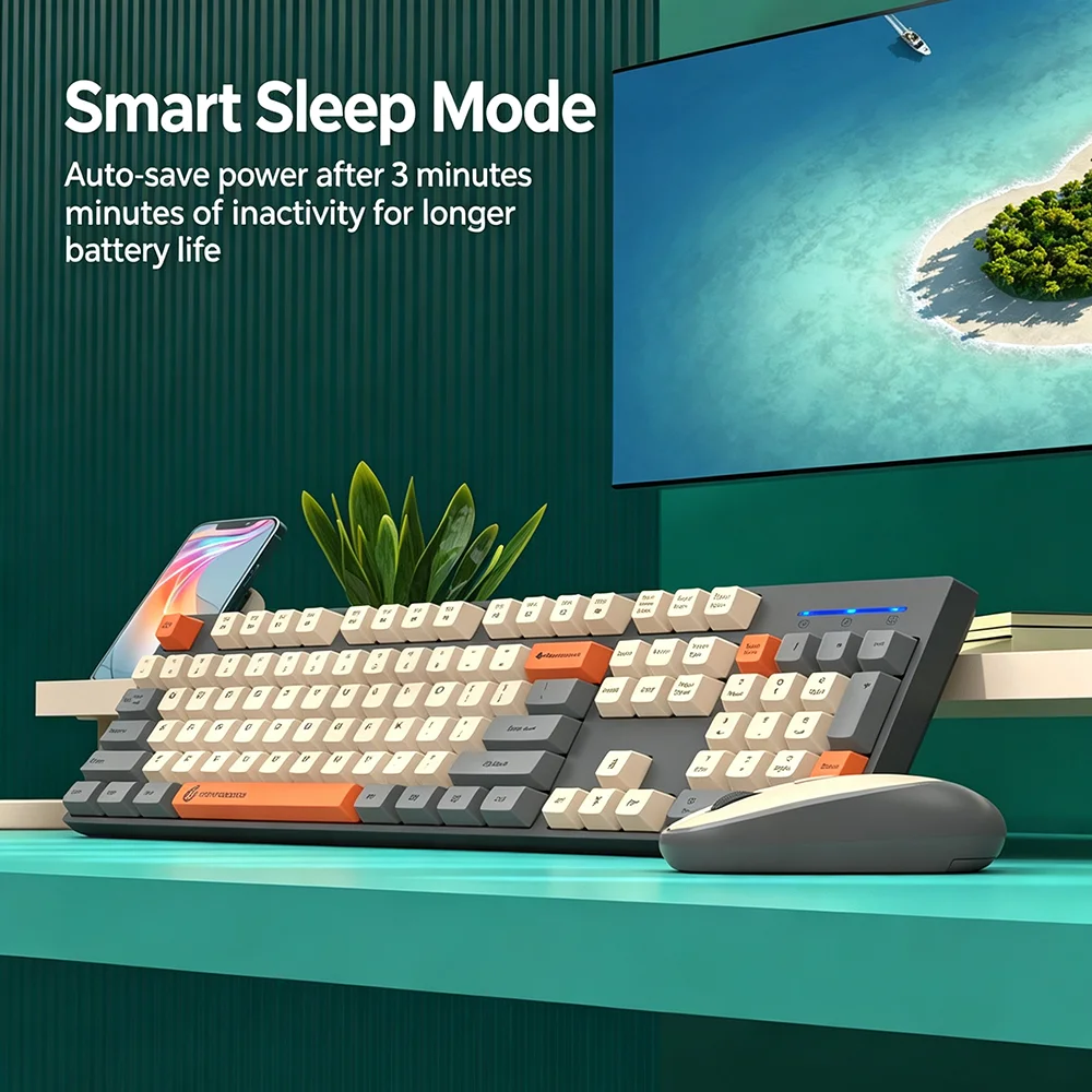 KEBIDUMEI 2.4G Wireless Keyboa - đánh giá và giá Gaming Keyboard Mouse Set