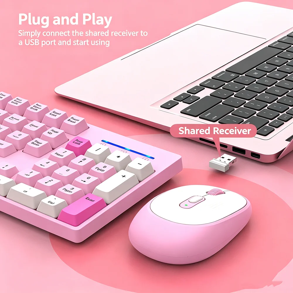 KEBIDUMEI 2.4G Wireless Keyboa - đánh giá và giá Gaming Keyboard Mouse Set