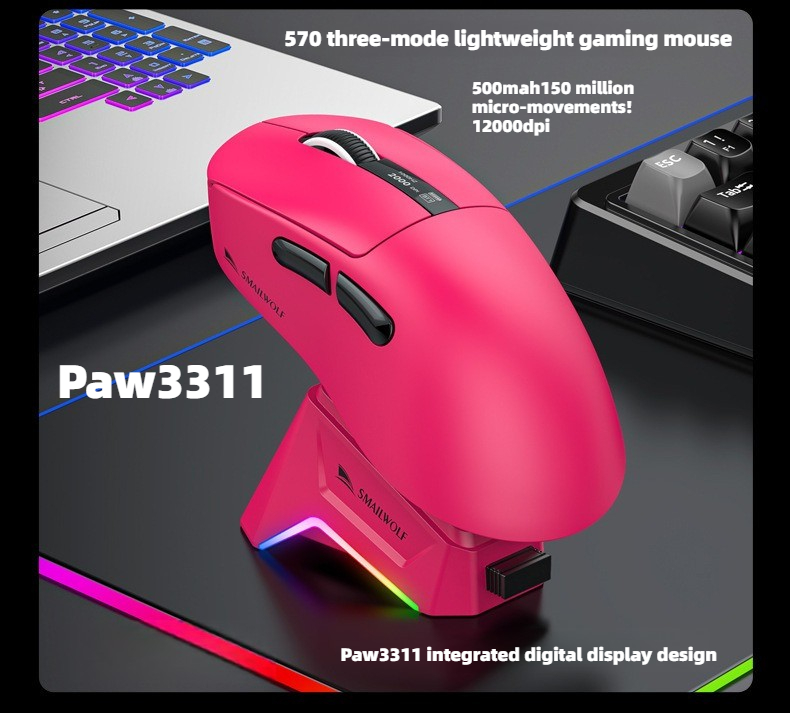 Wireless Bluetooth Gaming Mous - đánh giá và giá Gaming Keyboard 1 Hand