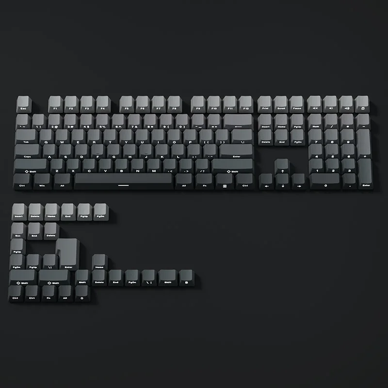 130 Keys Gradient Keycaps Side - đánh giá và giá Gaming Keyboard Typewriter