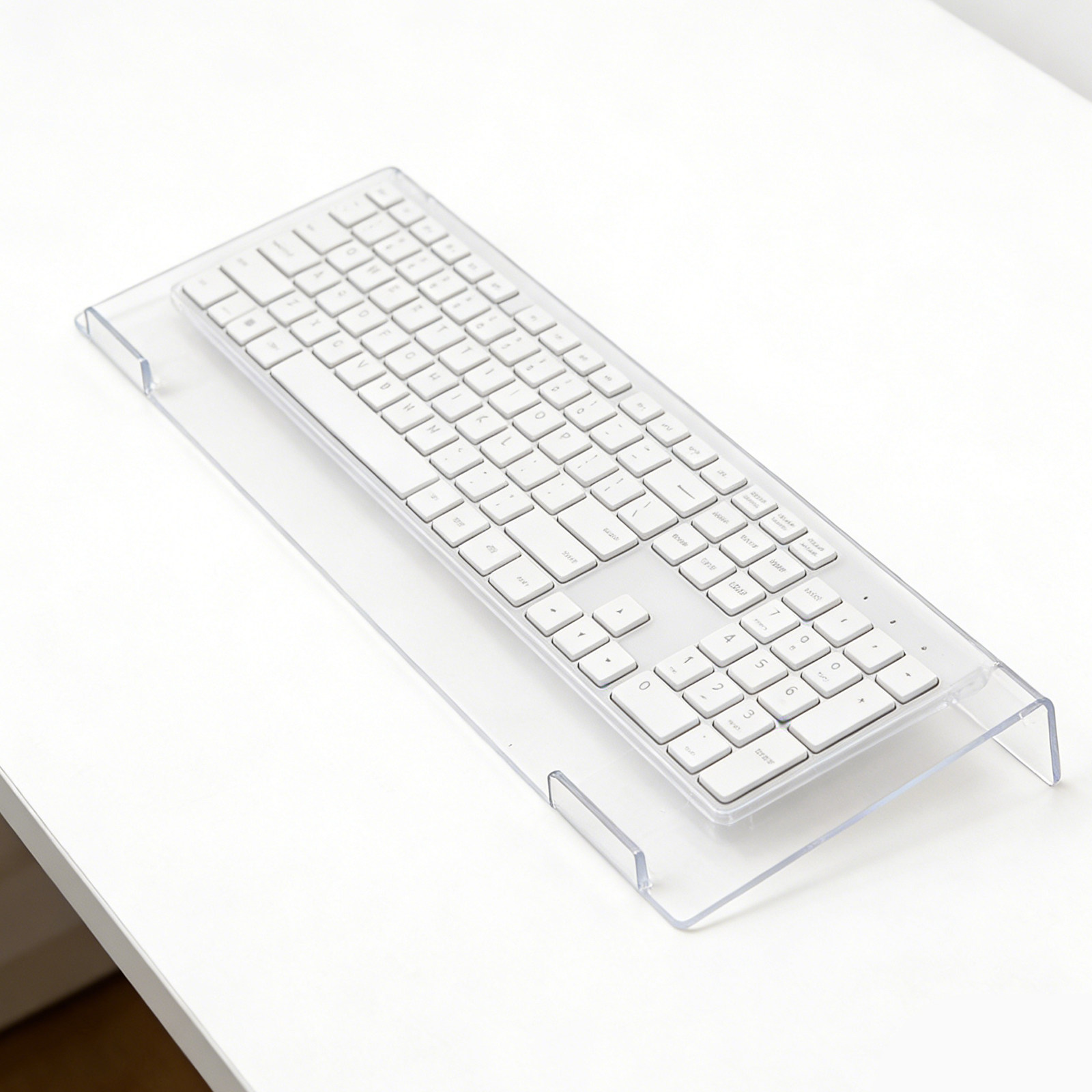Clear Acrylic Keyboard Riser S - đánh giá và giá Gaming Keyboard Ergonomics