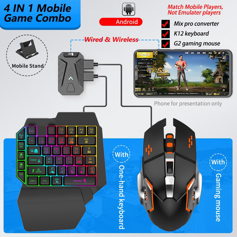 Mobile Games Converter Gaming  - đánh giá và giá Gaming Keyboard Mobile
