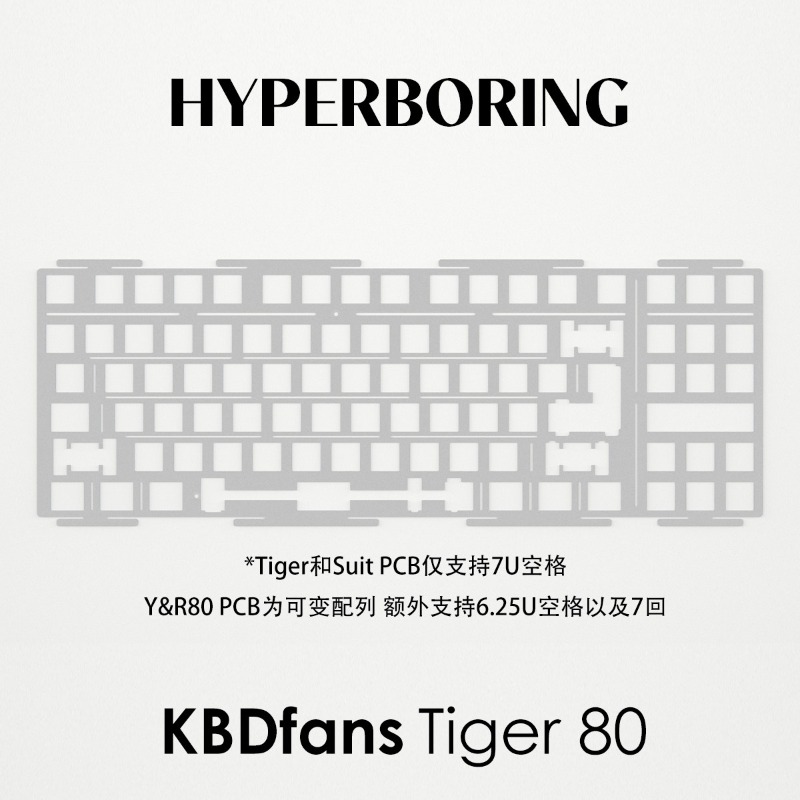 HYPERBORING Tiger80 Keyboard P - đánh giá và giá Gaming Keyboard Ergonomics
