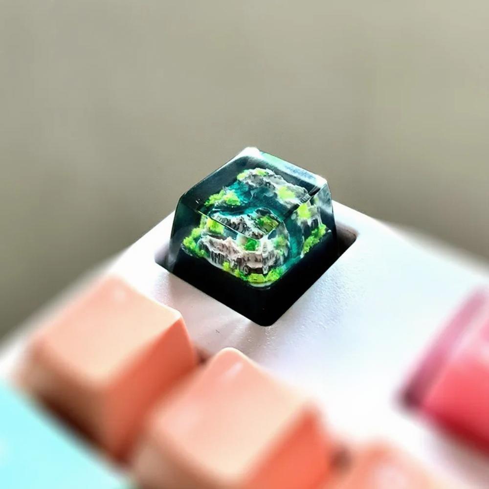 Mountain and Sea Keycaps Artis - đánh giá và giá Gaming Keyboard Affordable