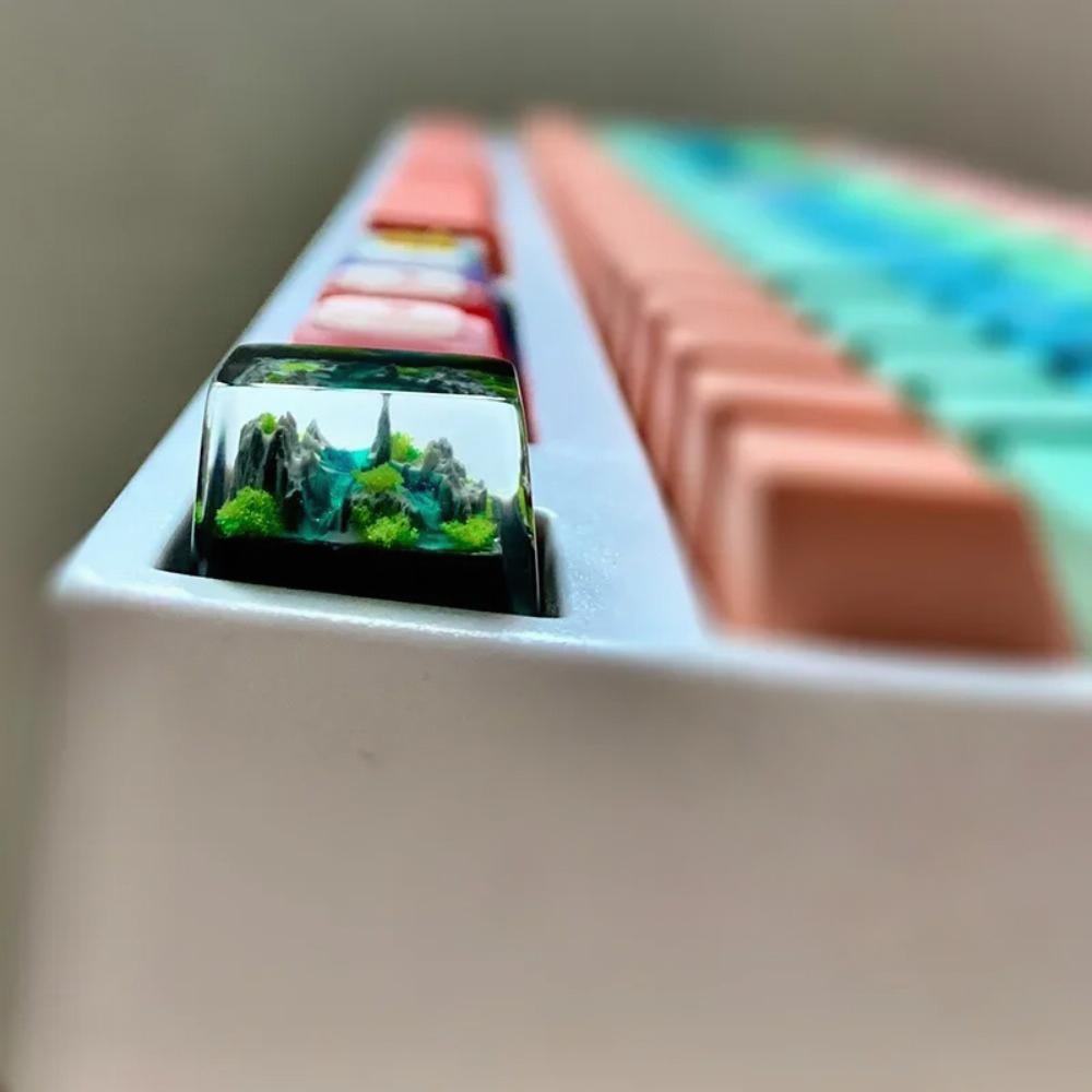 Mountain and Sea Keycaps Artis - đánh giá và giá Gaming Keyboard Affordable