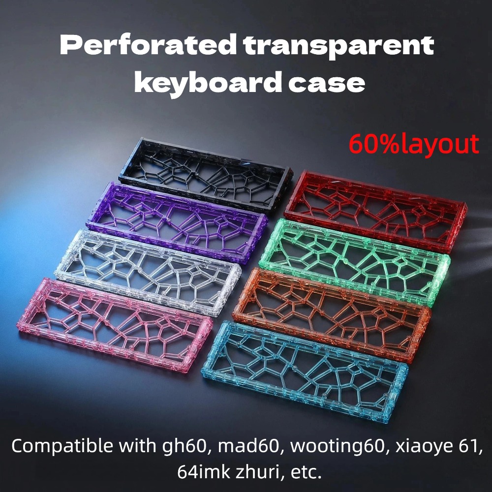 GH60 Keyboard Case Hollow Tran - đánh giá và giá Hot Swap Pcb