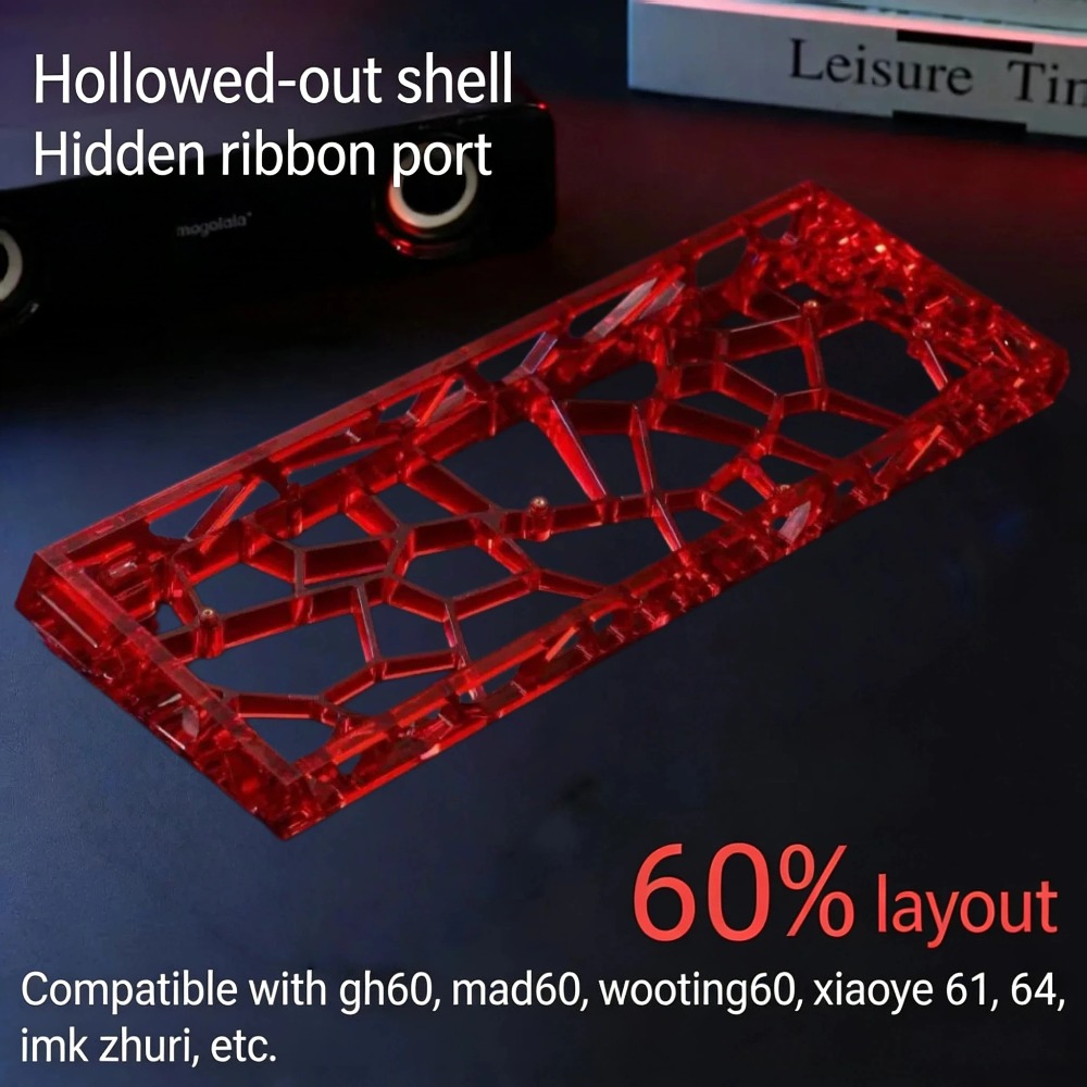 GH60 Keyboard Case Hollow Tran - đánh giá và giá Hot Swap Pcb