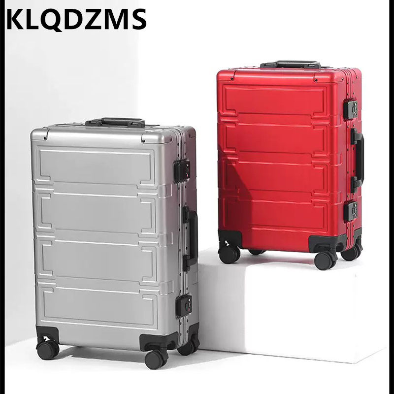 KLQDZMS Men's Luggage Bag All  - đánh giá và giá Aluminum Case 65