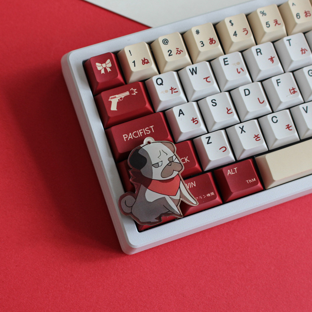 Lycoris Giật Anime PBT Keycap  - đánh giá và giá Gaming Keyboard Ergonomics